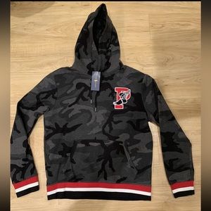 Polo Ralph Lauren Men’s P-Wing Stadium Camo Black Pullover Hoodie NWT Medium